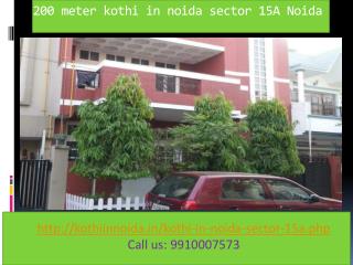 kothi in noida, Residential kothi in Noida Sector 15A