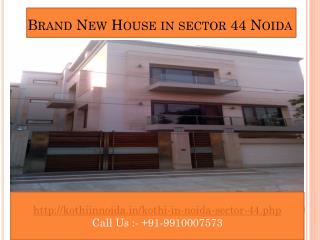Builder Kothi in Noida, new kothi in noida sector 44