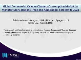 Recent Market Survey on the Commercial Vacuum Cleaners Consumption Market in U.S