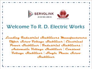 Servo Voltage Stabilizer Manufacturers