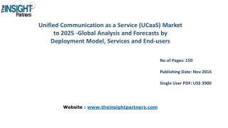 Unified Communication as a Service (UCaaS) Industry Market Share, Size, Forecast and Trends by 2025