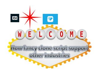 How fancy clone script support other industries