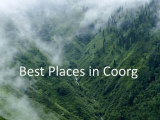 Top Homestay in Madikeri