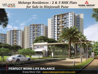 Melange Residences : 2 BHK Flats for Sale in Hinjewadi Pune