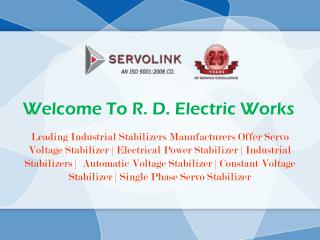 Servo Voltage Stabilizer in Delhi