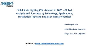 Solid State Lighting (SSL) Market Trends, Business Strategies and Opportunities 2025– The Insight Partners