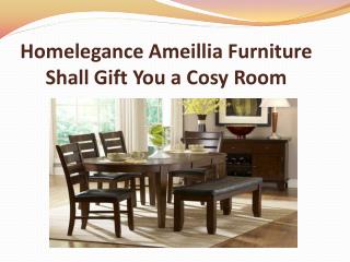 Homelegance Ameillia Furniture Shall Gift You a Cosy Room