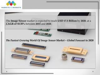 The Fastest Growing Image Sensor Market is Expected to Reach USD 17.5 Billion by 2020