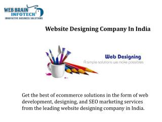 Website Designing Company In India