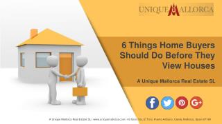 6 Things Home Buyers Should Do Before They View Houses