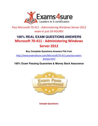70-411 Exam Questions