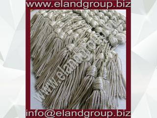 Silver Military Bullion key Tassels Supplier