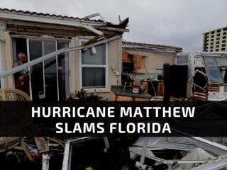 Hurricane Matthew slams Florida