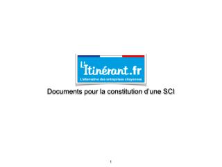 Documents pour constituer une SCI