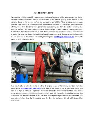 Savannah Auto Body Shop