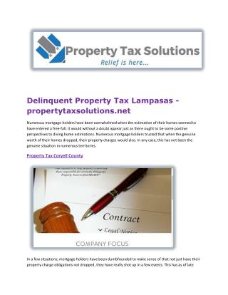Property Tax Coryell County