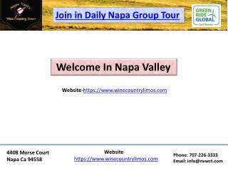 Napa winery private tours 