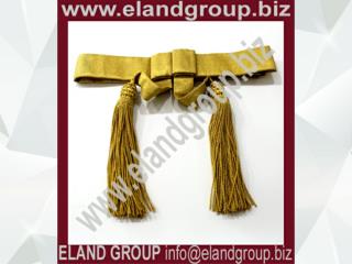 British Army Waist Belt Sash Gold