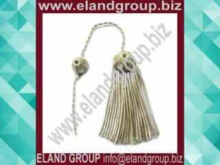 Doctoral Tam Sliver Bullion Tassel