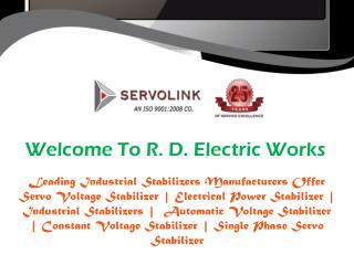 Servo Voltage Stabilizer in Noida