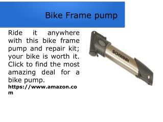 Bike Frame pump