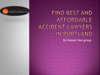 Find Best and Affordable Accident Lawyers Portland