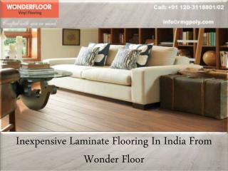Inexpensive Laminate Flooring In India From Wonder Floor
