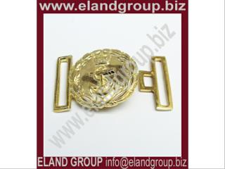 Navy Officer Brass Buckle Gold