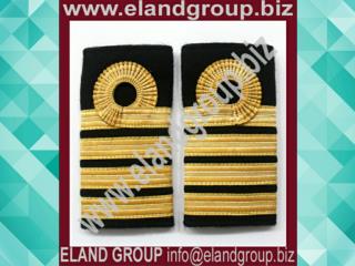 Navy Ranks Slide Captain , Gold Lace Ranks Slide