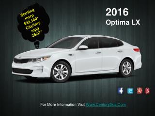 Kia Optima Dealership In PA | 2016 Kia Optima Hybrid For Sale : Century3kia