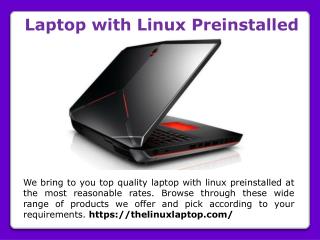 Buy Laptop with Linux