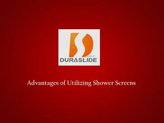 Shower Screen Manufacturers