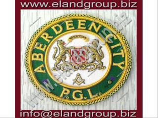 Masonic Apron Badge- ABERDEEN CITY