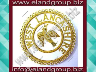 Masonic Apron Badge- WEST LANCASHIRE