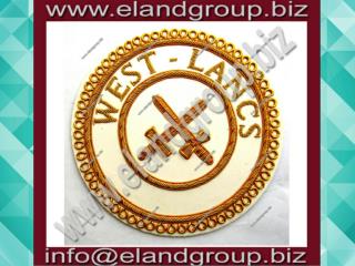 Masonic Apron Bullion Badge