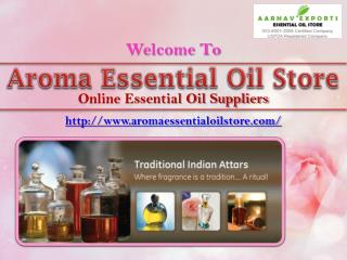 Get Wide Collection of Traditional Indian Attars at Aromaessentialoilstore.com