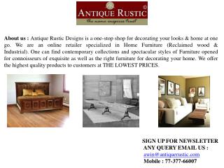 antique rustic furniture