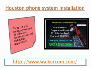 Houston phone system installation
