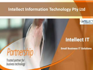 Small Business IT Support Services – Intellect IT