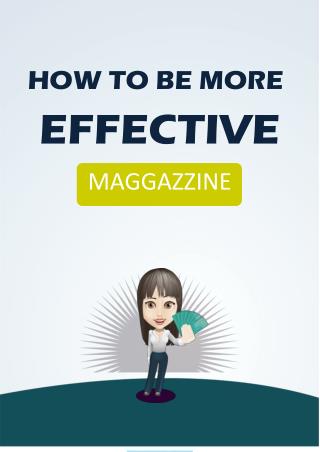 How To Be More Effective Productive & Proactive? PDF - Free