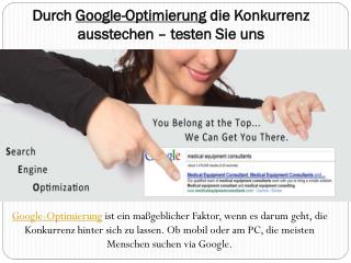 Google Optimierung