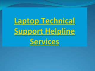Technical Customer Support Services For All Branded Desktops And Laptops
