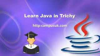 Learn Java in Trichy