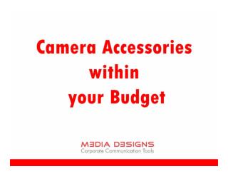 10 Best Camera accessories within your budget