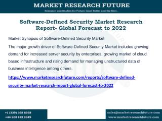 Software-Defined Security Market Research
