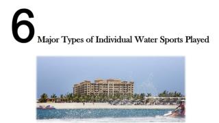 6 Major Types of Individual Water Sports Played