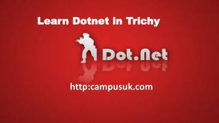 Learn Dotnet in Trichy