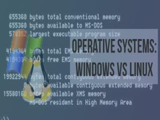 Windows vs linux