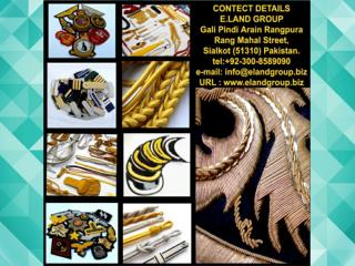 Military Uniform cap Cord, Badges, Accessories Supplier