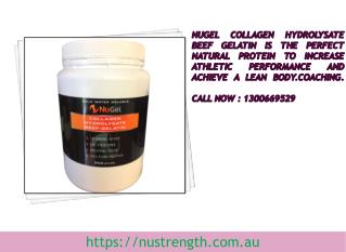 Australia Gelatin Collagen Supplements